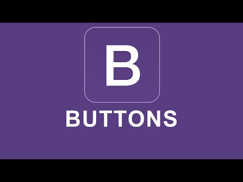 Bootstrap 4 Tutorial 12 - Buttons