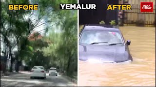 Whitefield To Yemalur Before  After Bengaluru Floods Videos Shows How Indias IT Hub Sunk