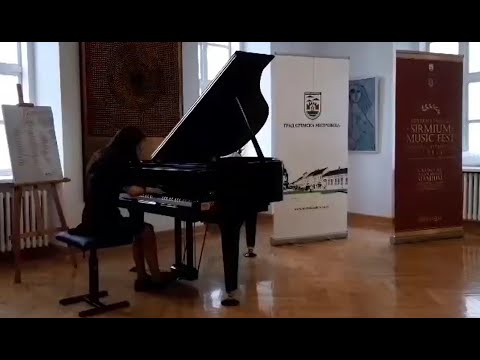 Moszkowski-Liebeswalzer op. 57 br.5, Iva Vićentijević, klavir