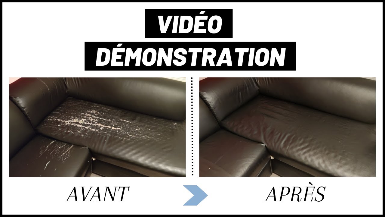 Comment réparer son canapé  🔆 SIMILI CUIR AUTOCOLLANT