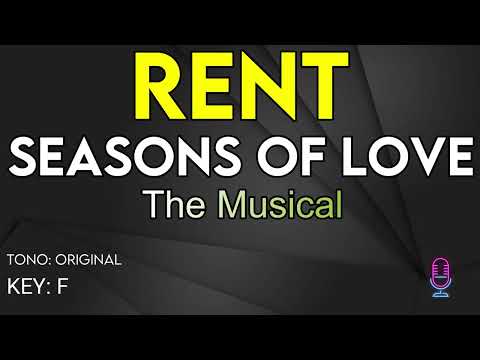 Rent (The Musical) - Seasons Of Love - Karaoke Instrumental