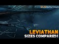 ALL LEVIATHAN sizes compared! | Subnautica & Below Zero