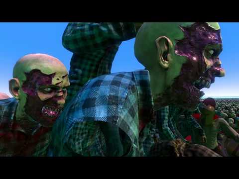 1000 Spartans vs 50000 (50k) Zombies - Ultimate Epic Battle Simulator