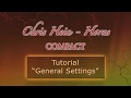 Video 7: Tutorial 5 - General Settings