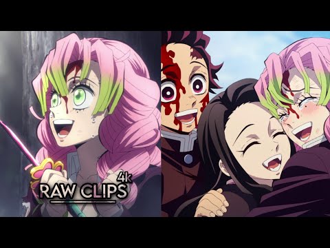 Mitsuri | Raw scenes 4K | Demon slayer | S3EP11 ( Anime Raw Clips )