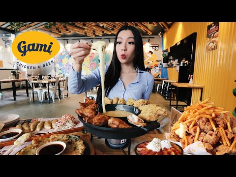 Nosso frango frito coreano favorito com queijo Corndue de Gami!