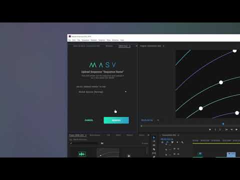 MASV Panel for Adobe Premiere Pro - Ultra-Fast Large File Transfer