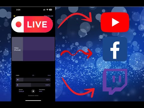 How to multistream on  Phone   Livestream to Twitch, YouTube, Facebook    iPhone & Android   2023