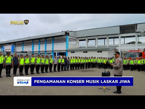 KAPOLRESTA CILACAP PIMPIN PENGAMANAN EVENT MUSIK LASKAR JIWA