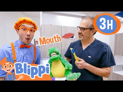 Blippi Goes to the Dentist! 🦷 Learn How to Brush & Floss! | Blippi | Kids TV Shows