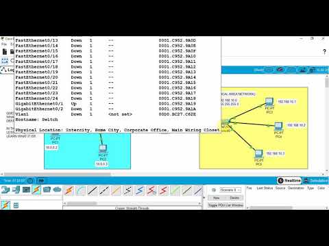 Video 6  - Setting up a router in Cisco Packet Tracer