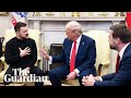 'Make a deal or we are out': the worst of Trump and Zelenskyy’s clash