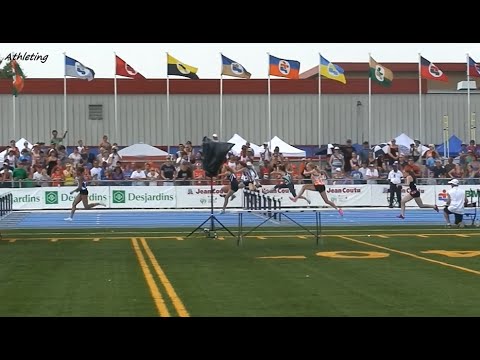 ‪#‎JDQ2014‬ Jeux du Québec 2014: Athlétisme - FINALE 80 MÈTRE HAIES CADETTE FILLES