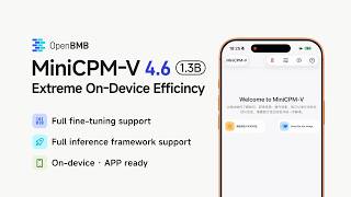 MiniCPM-V 4.6 (1.3B) is now live 🚀🚀