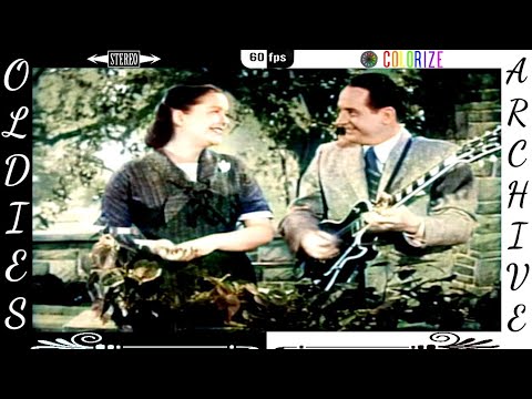 Les Paul & Mary Ford - The World Is Waiting For The Sunrise (Live, 1951) [Colorize Stereo Mix 60fps]