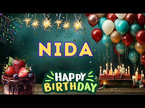 Happy Birthday Nida, Birthday of Nida, Best Birthday Wishes