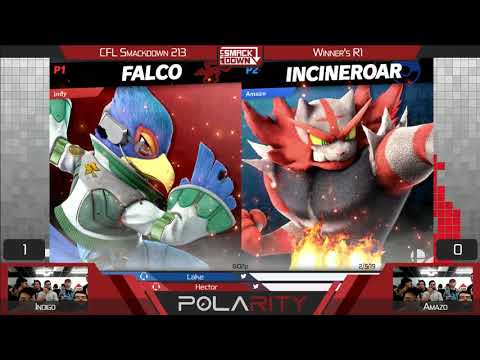 CFL Smackdown Ultimate 213 - Indigo (Falco) vs Amazo (Incineroar) - Winners R1