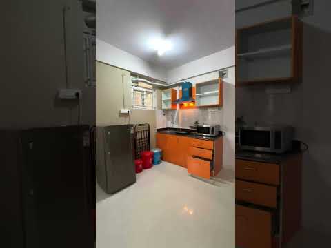 Video thumbnail for A505: Fully furnished 1 BHK Flat for rent in Whitefield | Kots Deux
