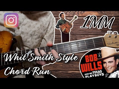 1 Minute Monday - Whit Smith/Western Swing Style Chord Run W/Tab