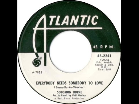 Everybody Needs Somebody To Love (1964) - Solomon Burke - Trade Martin on Guitar