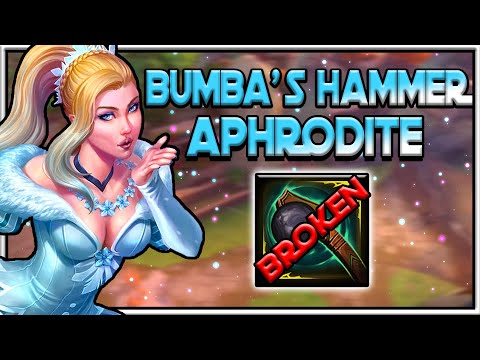 Smite: BUMBA’S HAMMER APHRODITE BROKEN!? | Conquest Mid Lane | Season 8