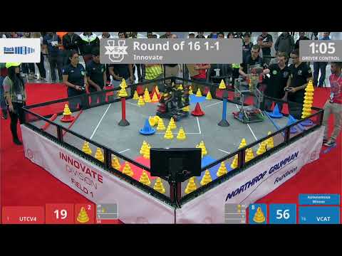 2018 VEXU Innovate R16 1-1 - UTCV4 vs VCAT - 61 to 100