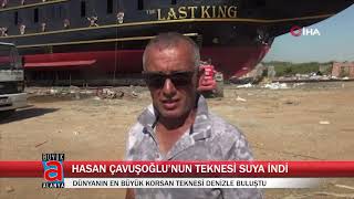 HASAN ÇAVUŞOĞLU’NUN TEKNESİ SUYA İNDİ