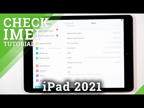 How to Find IMEI and Serial Number in iPad 2021 – IMEI and SN