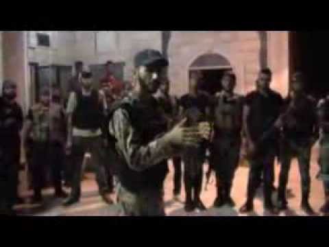 قائد جبهة درعا و قائد جبهة النعيمة يطلعان العناصر على طبيعة المعركة قبل البدء بمعركة بركان حروان