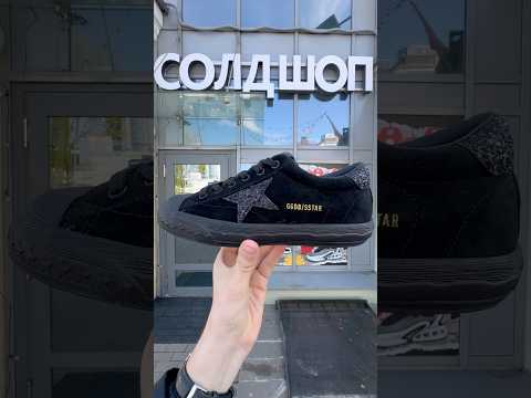 фото golden goose v-star 'black glitter star' 0