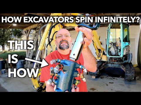 Excavator Repair, Swivel Joint Rebuild, Yanmar Vio-50.