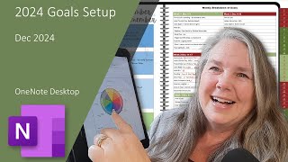 2024 OneNote Planner Goals section setup