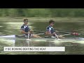 How Y QC Rowing beats the heat and also sometimes trains for it