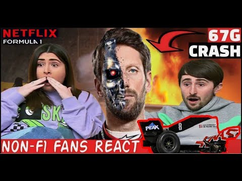 💥REACTIONS | Horrific Formula 1 crash Romain Grosjean Drive to survive Netflix Gogglebox [subtitles]