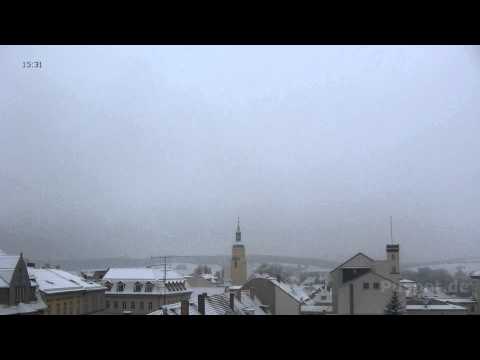 Zeitraffer 2014.01.23 Pulsnitz-Innenstadt