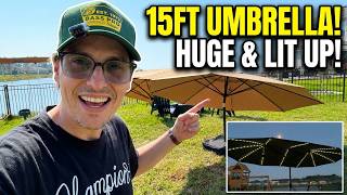That Solar Umbrella Actually Works? Testing VredHom's Massive Patio Umbrella