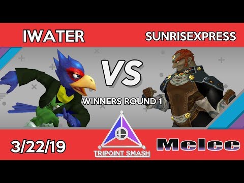 Tripoint Smash 53 - Winners Round 1 - iWater (Falco) Vs. sunriseXpress (Ganondorf)