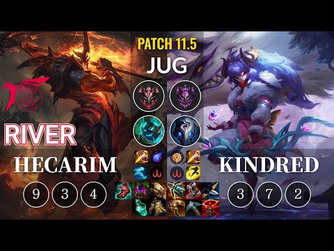 TLN River Hecarim vs Kindred Jungle - KR Patch 11.5