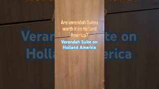 Are Cruise Suites Worth It on Holland America? | Nieuw Statendam Verandah Suite Review