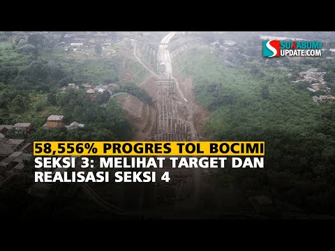 58,556% Progres Tol Bocimi Seksi 3: Melihat Target dan Realisasi Seksi 4