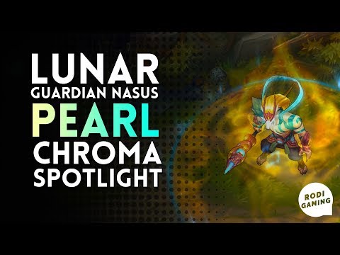 LUNAR GUARDIAN NASUS PEARL - CHROMA SPOTLIGHT - LEAGUE OF LEGENDS