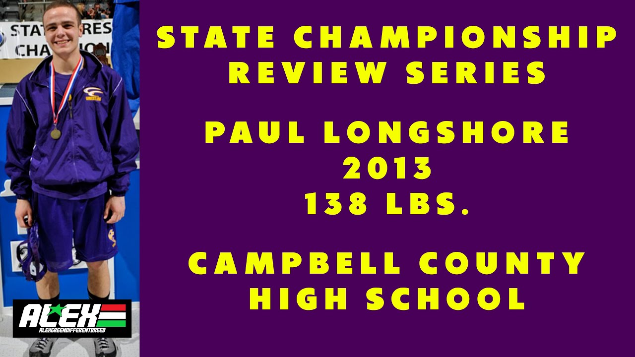 State Wrestling Championship match review w/ Paul Longshore (Campbell County; 2013 138 lbs.)