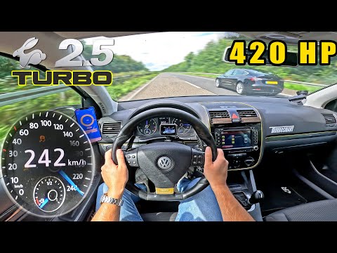 VW Golf MK5 2.5 Turbo is a FWD RS3?!