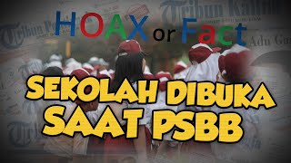 Hoax or Fact: Sekolah Dibuka Kembali saat PSBB Transisi DKI Jakarta? Ini Faktanya