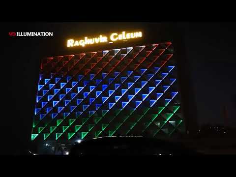 Architectual Wall Facade Lighting Decoration By High Power LED Wall Washer