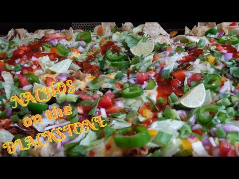 Nachos on the Blackstone Griddle