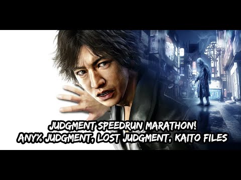 Any% Judgment Marathon Speedrun (Judgment, Lost Judgment, Kaito Files!)