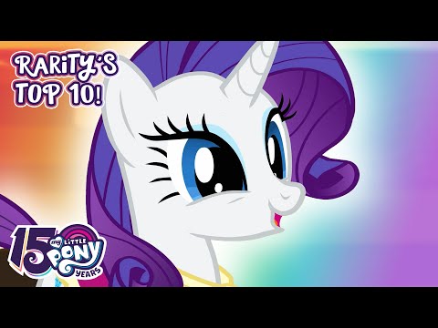 Rarity - Top 10 Episodes 💎 My Little Pony Friendship Is Magic 15th Anniversary 🎉 Full Episodes