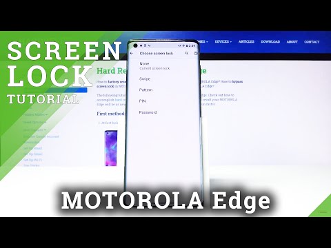 How to Set Up Screen Lock in Motorola Edge – Choose Locking Method