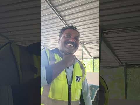 Candid interview with one of our very very very senior scaffold supervisor Mr Ganesan :P